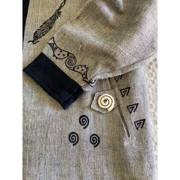 Venus Imports Oversized Cotton‎ Feather Cardigan  Sz S**see sizing note - Picture 6 of 13